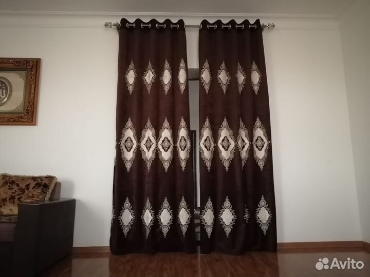 Комплект шторы и тюль бу