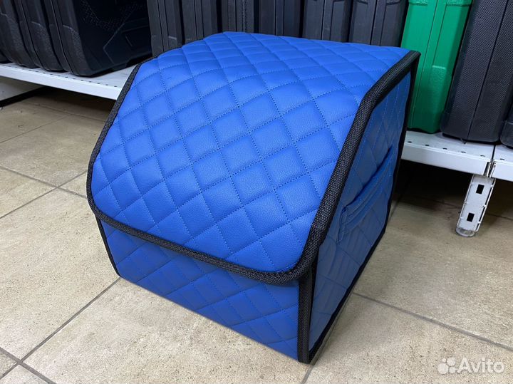 Органайзер в багажник - кофр в багажник 30см синий