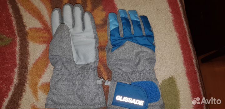 Горнолыжные перчатки детские на мальчика