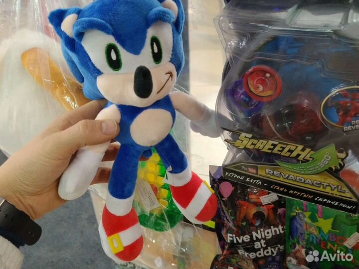 Мягкая игрушка Соник 30 см