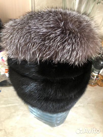 Шапка норковая женская