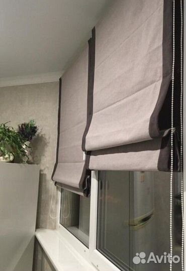 Мансардные шторы E605