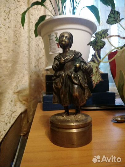 Бюст 19в бронза