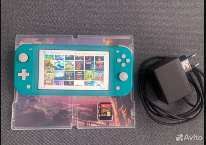 Nintendo switch lite с играми