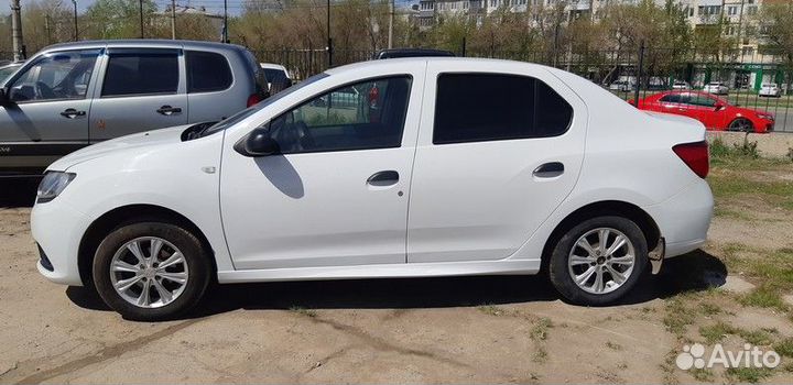 Пороги пластиковые на Рено Логан 2 2012-2021г.в