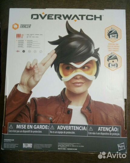 Overwatch Tracer Roleplay Mask and Goggles Set нов
