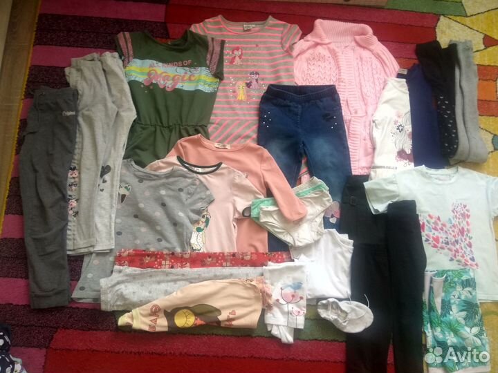 Брендовые вещи пакетом на девочку 122-128