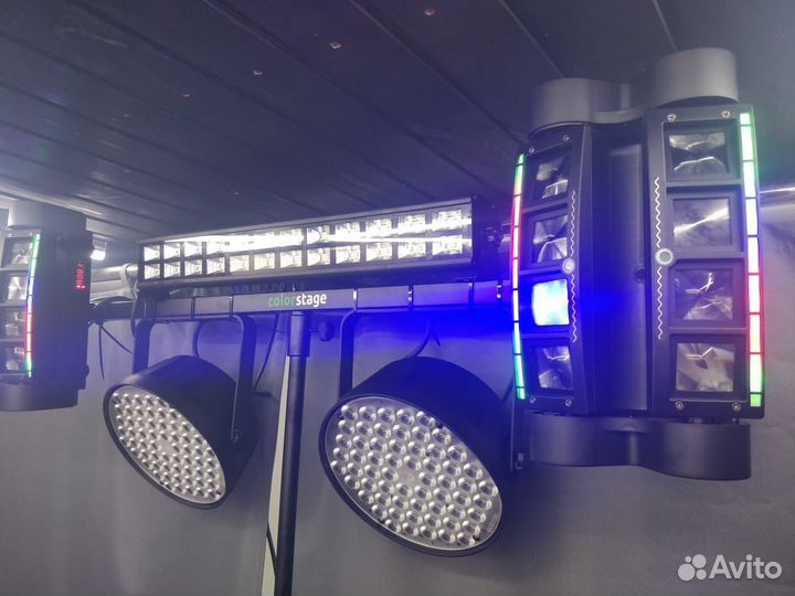 Светомузыка комплект Spider led bar uf