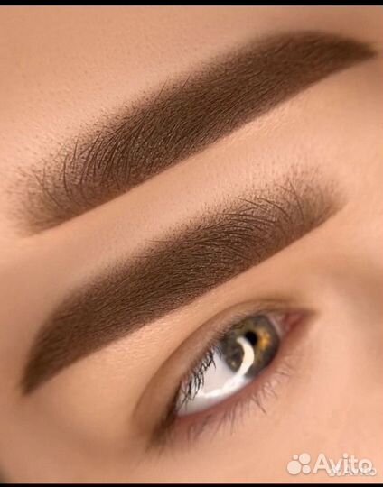 Перманентный макияж татуаж бровей