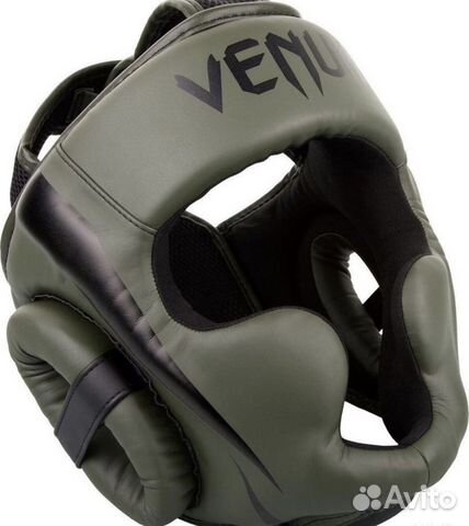 Шлем для бокса и мма venum хаки