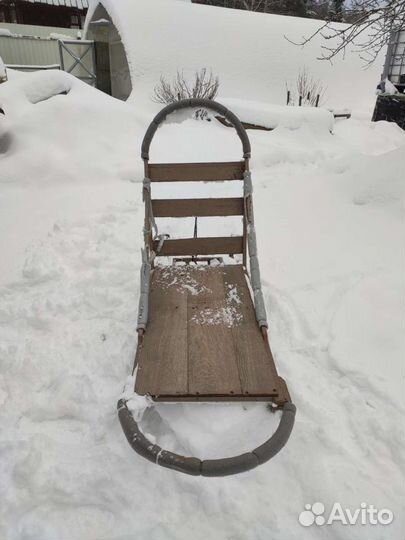 Сани собачья упряжка, для снегохода, квадроцикла