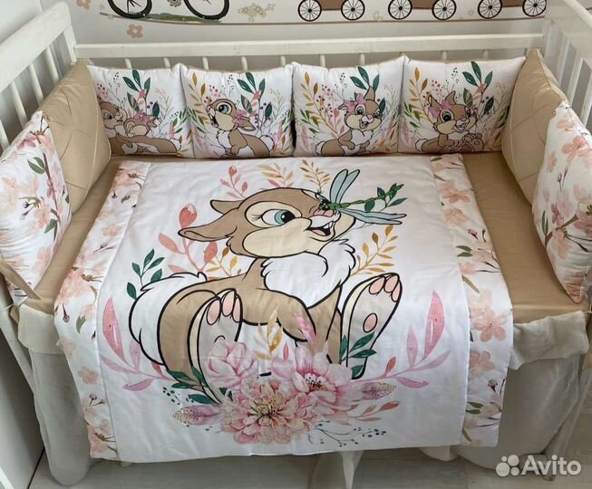 Бортики в детскую кроватку