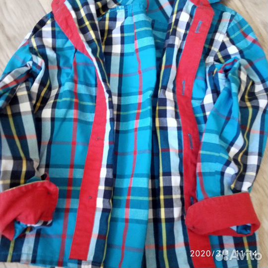 Рубашка на 1-3 года