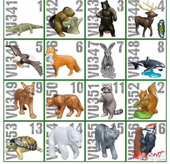 Игрушки из киндер сюрприза natoons