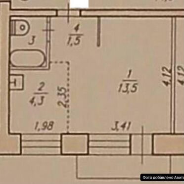 Квартира-студия, 21 м², 3/5 эт.