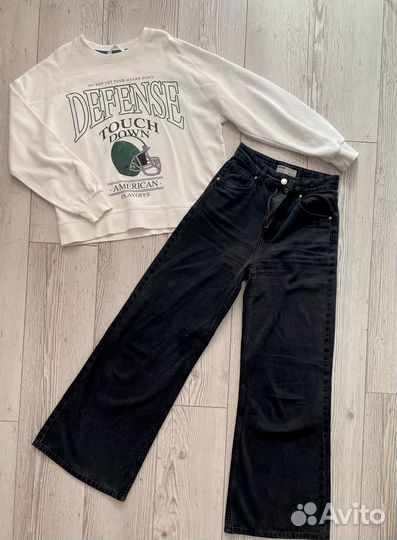 Комплект Джинсы и толстовка bershka