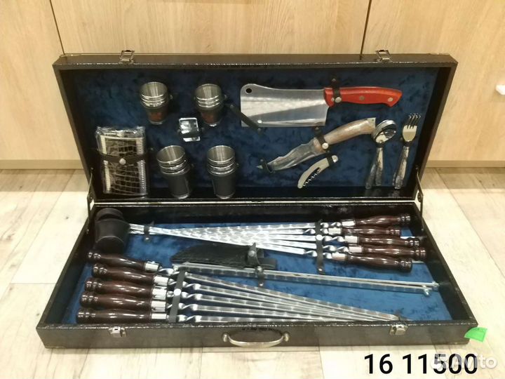 Шампуры в кейсе / подарок шефу