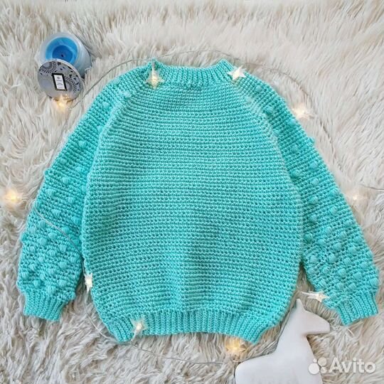 Детский свитер ручная вязка