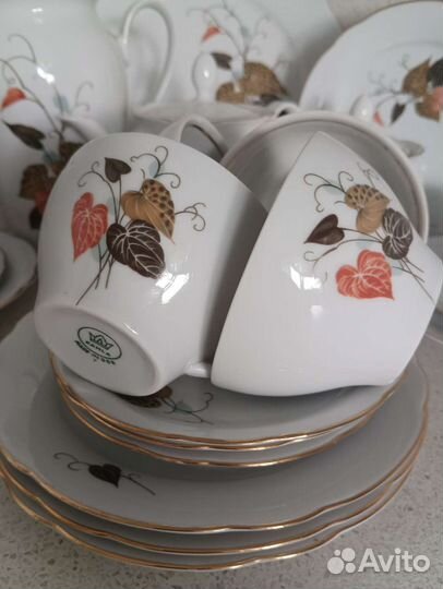 Чайный сервиз гдр Кахла