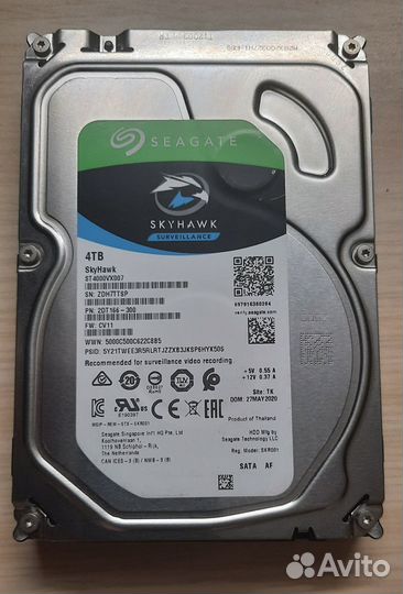HDD 4Tb Seagate SkyHawk