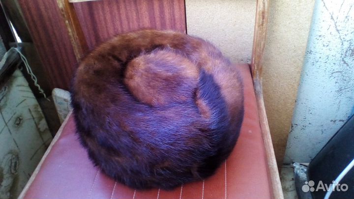Шапка норковая женская