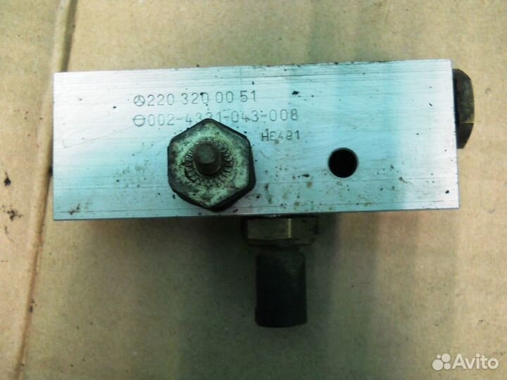 Распределитель ABC Mercedes S W220 CL W215