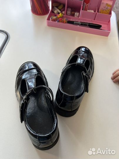 Туфли школьные для девочки Котофей