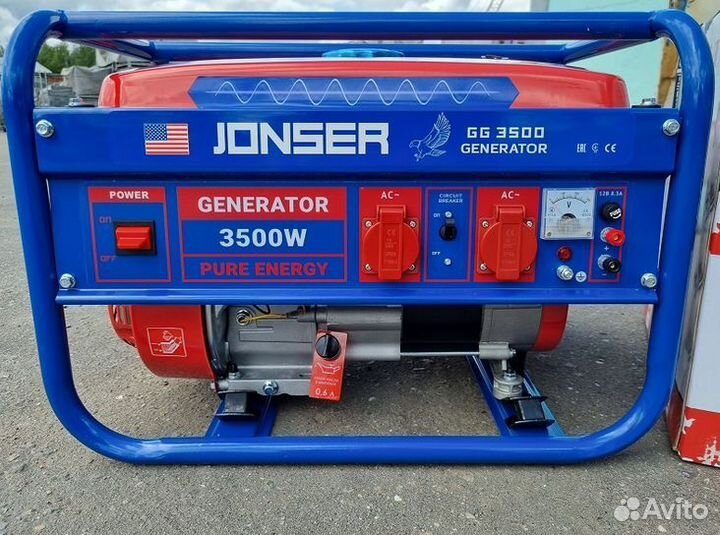 Бензогенератор jonser GG 3500
