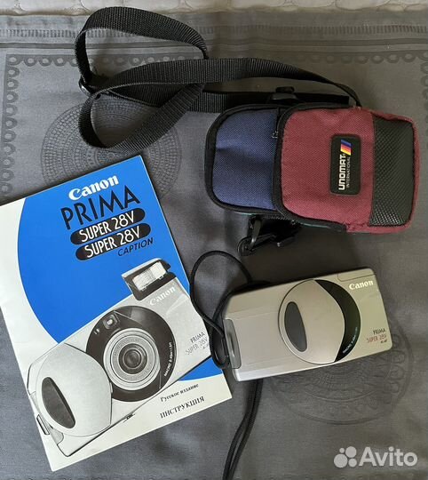 Пленочный фотоаппарат canon prima super 28v