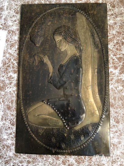 Чеканка «Письмо» из СССР