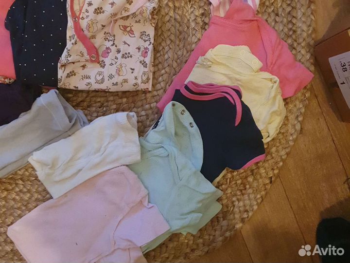 Вещи для девочки пакетом от 0 до 18 мес