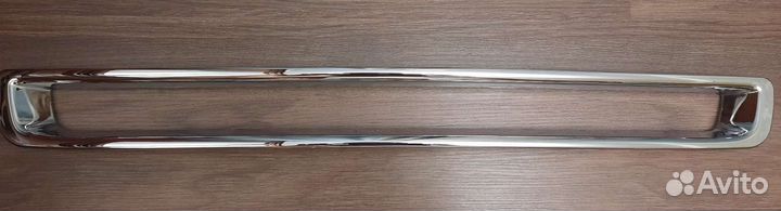 Накладка (молдинг) переднего бампера. Хром