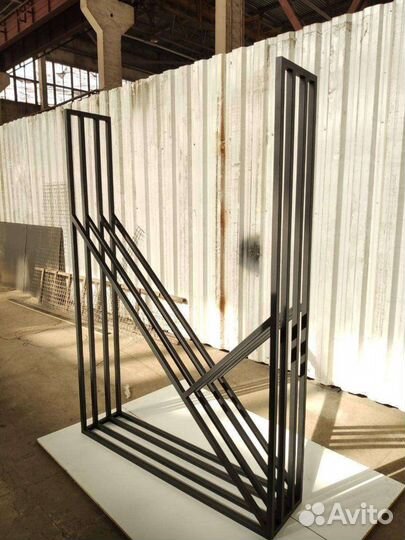 Дровница для бани камина лофт металические изделия