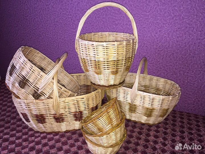 Корзина плетеная