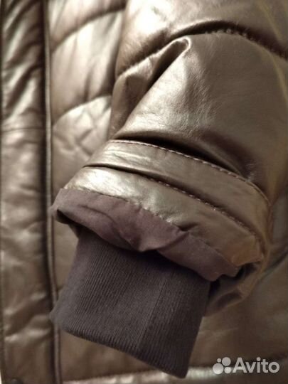 Зимняя кожаная куртка cadenbo