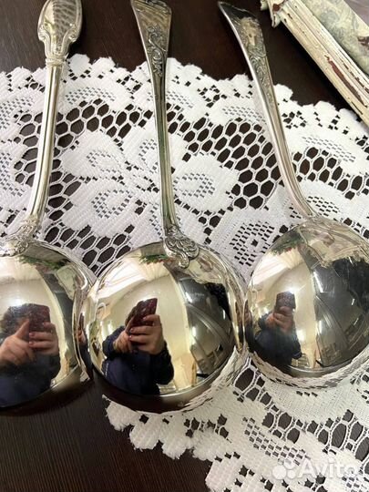 Половники. Франция. Серебрение