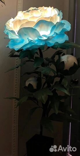 Пион светильник,композиция