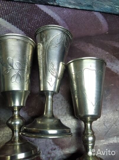 Рюмка серебро 84