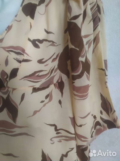 Платье натуральный шёлк, крепдешин