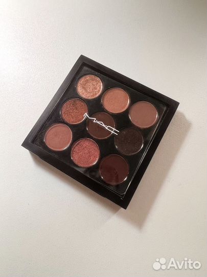 Палетка теней MAC EYE shadow burgundy times nine