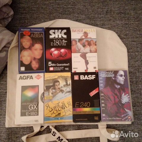 Видеокассеты vhs