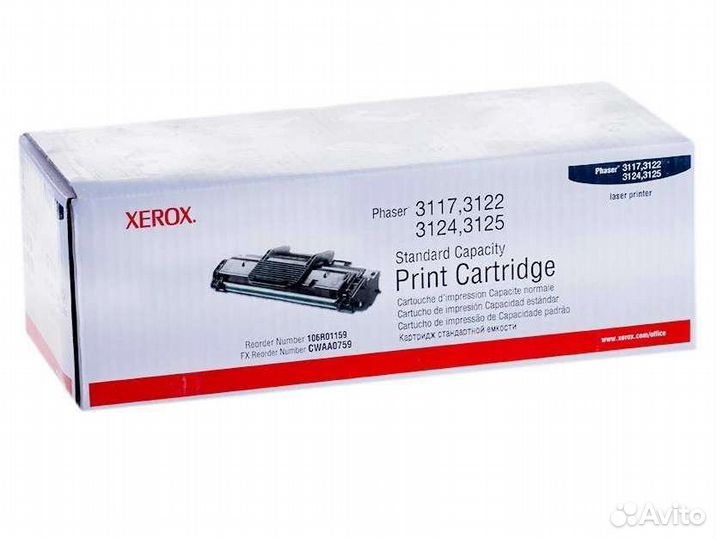 Картридж xerox Phaser 3117/3122/3124/3125