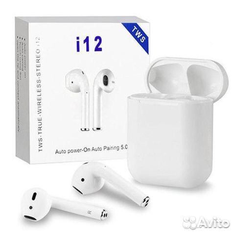 Новые Беспроводные наушники TWS i12