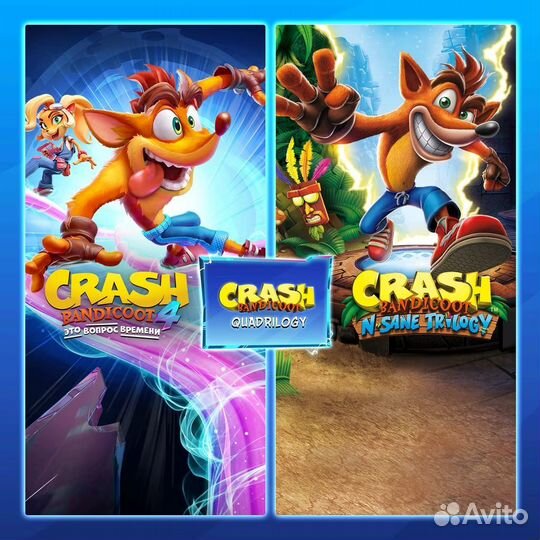 Crash Bandicoot (4 части) PS4&PS5