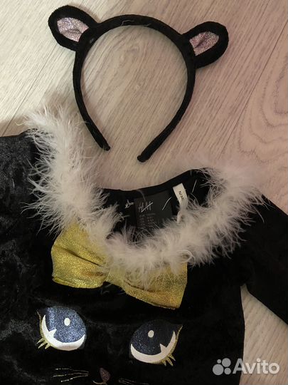 Костюм платье кошечки для девочки 98/104