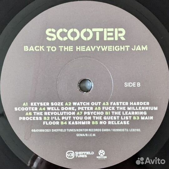 Винил Scooter – Back To The Heavyweight Jam LP