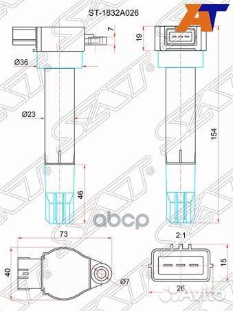 Катушка зажигания MMC pajero/montero 06- 3.8
