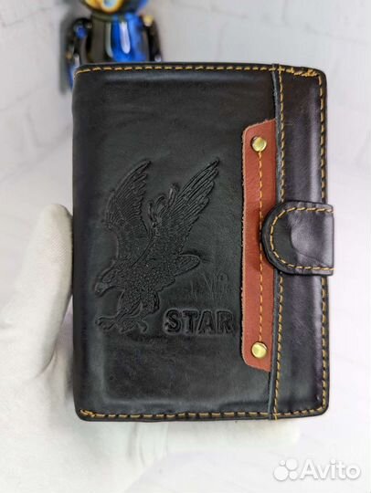 Обложка для автодокументов натуральная кожа