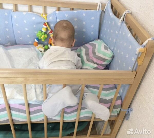 Бортики в детскую кроватку