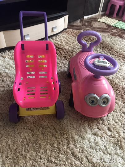 Тележка и машинка каталка